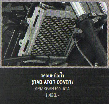 RADIATOR COVER (ラジエターカバー)