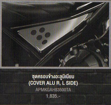COVER ALU R, L SIDE (サイドカバー)