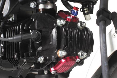 モンキー125(JB02) SP武川(TAKEGAWA) アルミ削り出しタペットブリーザーカバーセット