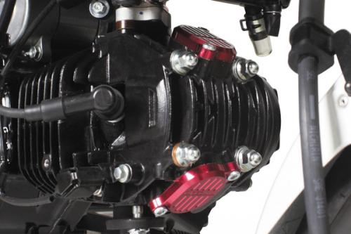 モンキー125(JB02) SP武川(TAKEGAWA) アルミ削り出しタペットカバーセット