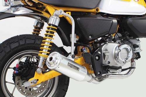 モンキー125(JB02) SP武川(TAKEGAWA) トラッカーマフラー シルバー