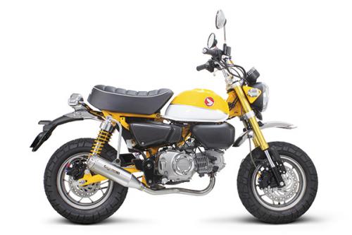 モンキー125(JB02) SP武川(TAKEGAWA) トラッカーマフラー シルバー
