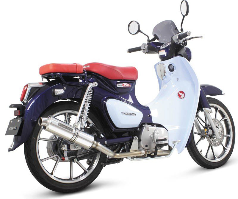 新型スーパーカブC125(JA48) SP武川 BOMBERマフラー(政府認証マフラー)