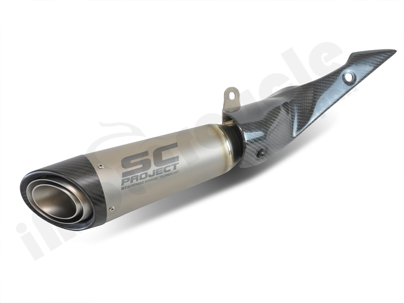 2019 新型KATANA SC-PROJECT(エスシープロジェクト) S1 スリップオン チタンサイレンサー(ユーロ4対応/消音バッフル付属/純正キャタライザー対応)