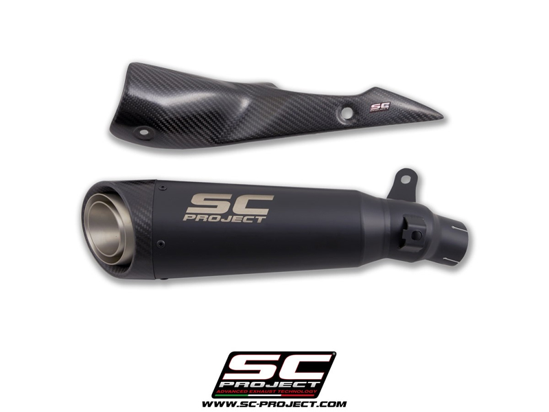 2019 新型KATANA SC-PROJECT(エスシープロジェクト) S1 スリップオン チタンサイレンサー「ブラックエディション」(ユーロ4対応/消音バッフル付属/純正キャタライザー対応)