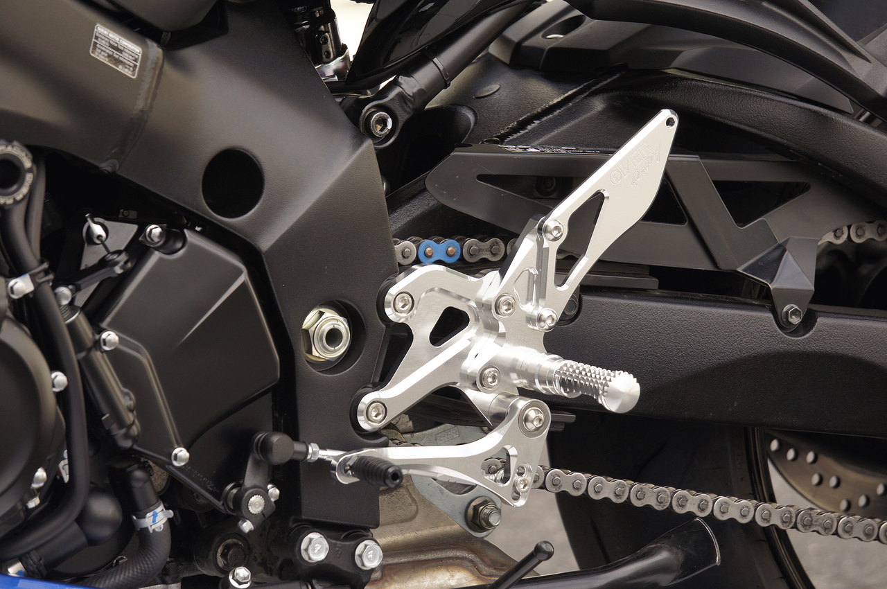 2019 新型KATANA OVER RACING BACK-STEP 4ポジション シルバー