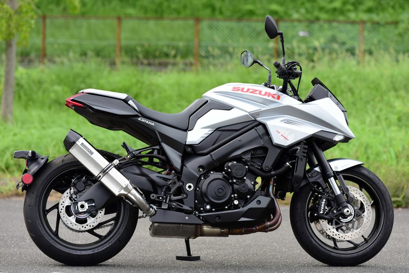 2019 新型KATANA CORSA-EVO2 スリップオンマフラー ステンレスサイレンサー 政府認証 BMS-R（ビームス）