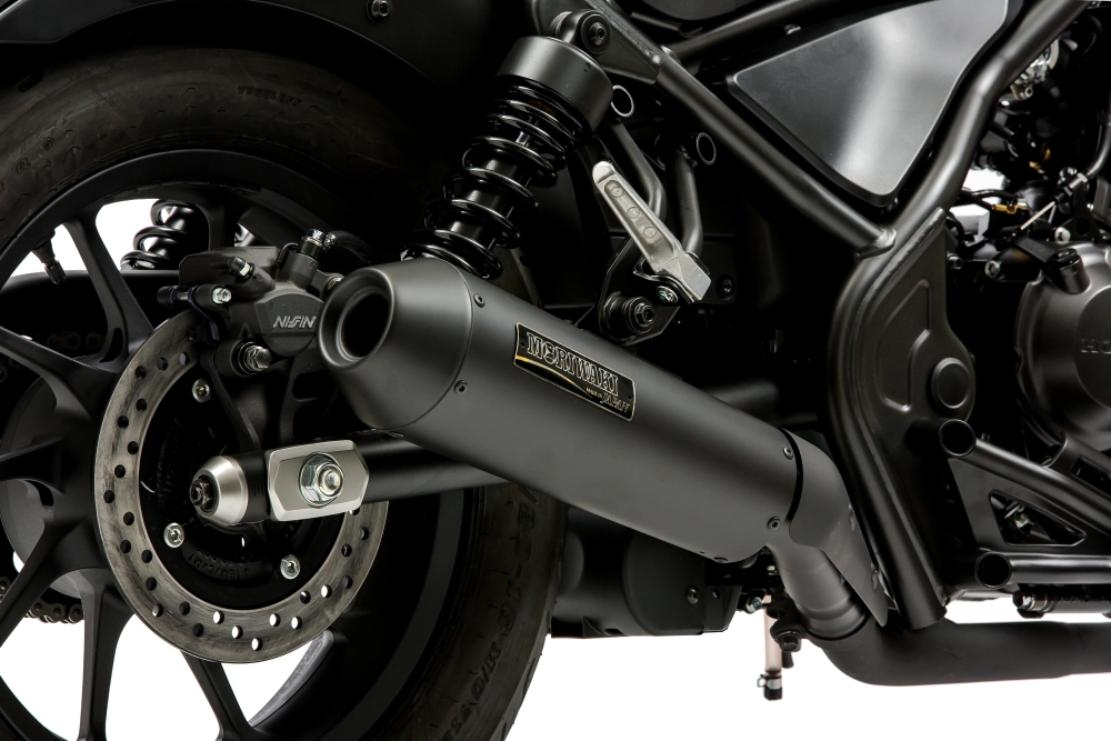 Rebel250(MC49) MORIWAKI（モリワキ）NEO CLASSIC BLACK S／O ネオ クラシック ブラック スリップオンマフラー