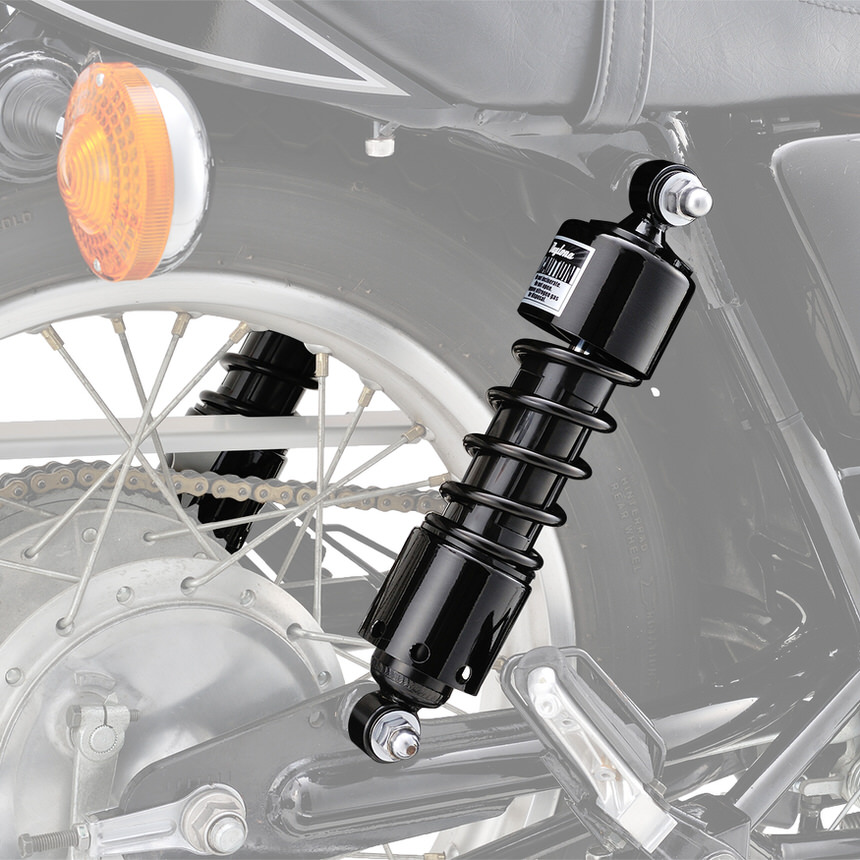 Rebel250(MC49) DAYTONA ローダウンリアショック 280mm ブラック