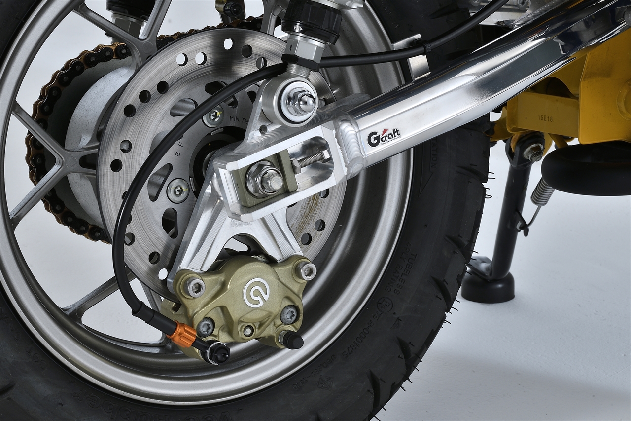 モンキー125(JB02) G-Craft Gクラフト フロントキャリパーサポート リヤ