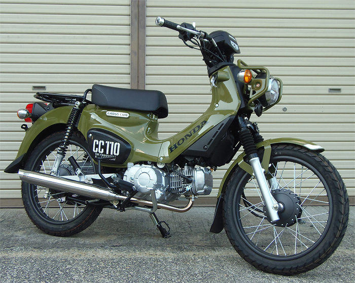 クロスカブ(JA45) techserfu テックサーフ ジークス(ZEEX) クラシックダウンマフラー