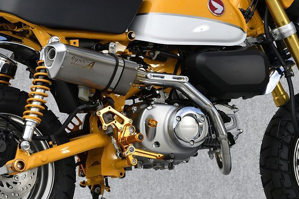 モンキー125(JB02) ヤマモトレーシング(YAMAMOTO RACING) SUS UP-TYPE TYPE-SA スリップオンマフラー