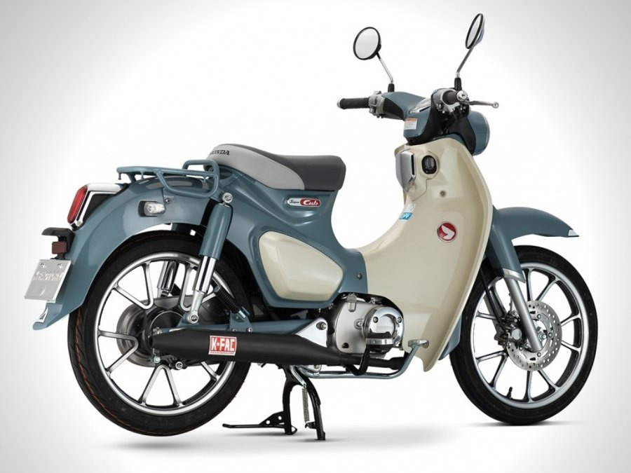 新型スーパーカブC125(JA48) K-FACTORY（Kファクトリー）フルエキゾーストマフラー
