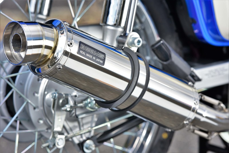 スーパーカブ(JA44/AA09) BEAMS（ビームス）フルエキ R-EVO ダウンタイプ ステンレス