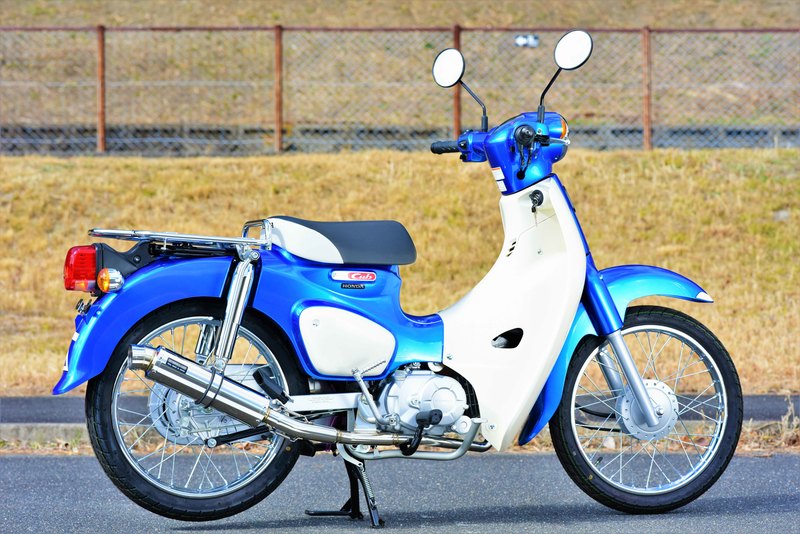 スーパーカブ(JA44/AA09) BEAMS（ビームス）フルエキ R-EVO ダウンタイプ ステンレス