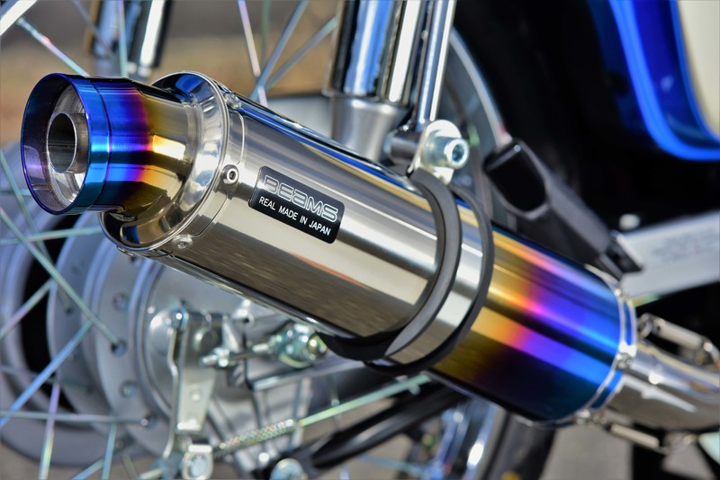 スーパーカブ(JA44/AA09) BEAMS（ビームス）フルエキ R-EVO ダウンタイプ チタン