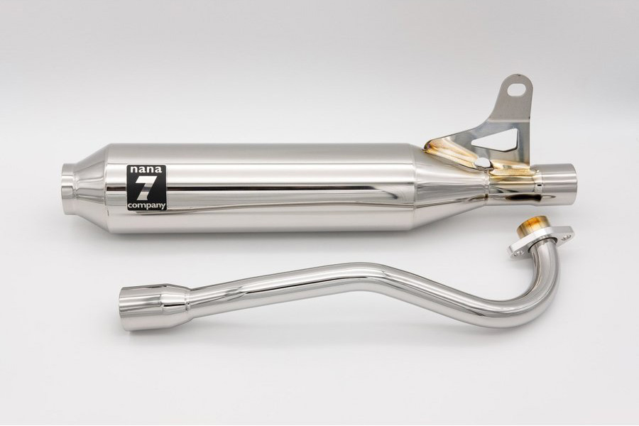 新型スーパーカブC125(JA48) ナナカンパニー NA-01ステンレスマフラー