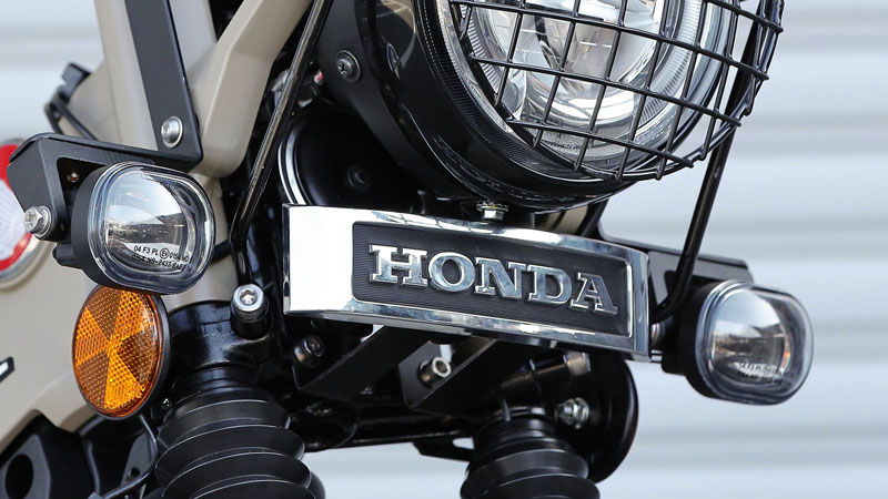 HONDA CT125 新型ハンターカブ(JA55) KIJIMA（キジマ）エンブレム HONDA純正ロゴ　L(185mm) +ブッシュx2