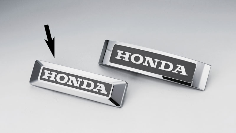 HONDA CT125 新型ハンターカブ(JA55) KIJIMA（キジマ）エンブレム HONDA純正ロゴ S(161mm) +ブッシュx2
