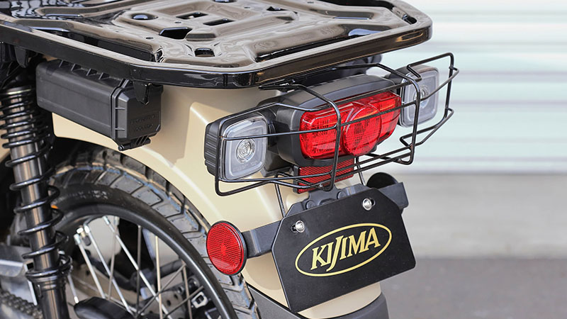 HONDA CT125 新型ハンターカブ(JA55) キジマ(KIJIMA) テールランプガード ストーンガード