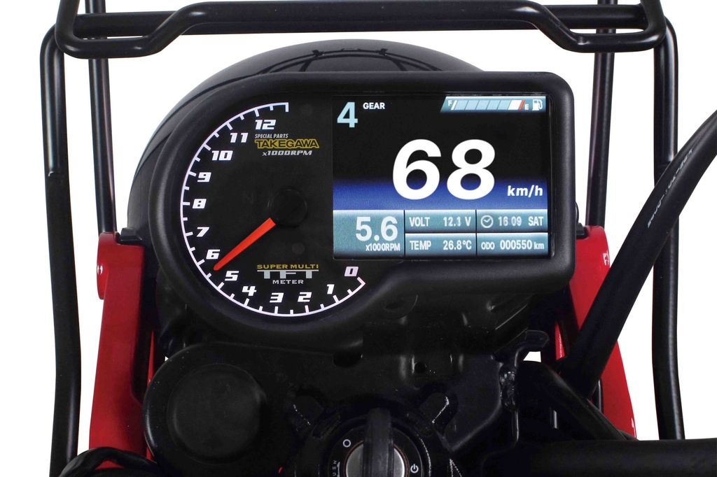 HONDA CT125 新型ハンターカブ(JA55) 武川（タケガワ）スーパーマルチTFTメーター