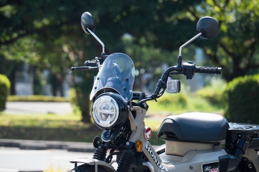 HONDA CT125 新型ハンターカブ(JA55) World Walk（ワールドウォーク）メーターバイザー