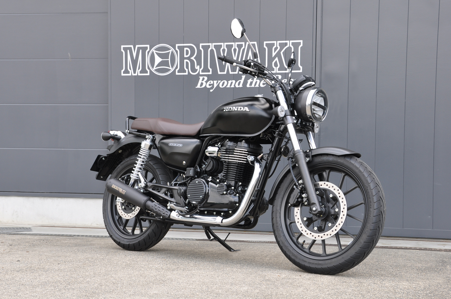 HONDA GB350 モリワキ（MORIWAKI）SlipOn Exhaust SHORT MEGAPHONE