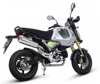 2021新型グロム(GROM 2BJ-JC92) SP武川(SPタケガワ)テーパーコーンマフラー アップスタイル 政府認証
