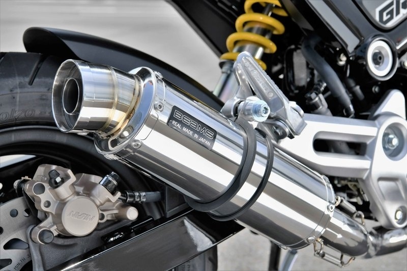 2021新型グロム(GROM 2BJ-JC92) BEAMS(ビームス)R-EVO フルエキゾーストマフラー 政府認証
