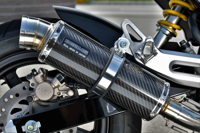 2021新型グロム(GROM 2BJ-JC92) BEAMS(ビームス)R-EVO フルエキゾーストマフラー 政府認証