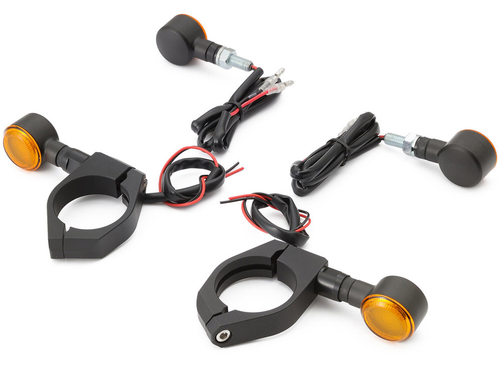 HONDA GB350 DAYTONA（デイトナ）LEDウインカーキット D-Light SOL　前後セット デイトナ製ステンレスリアフェンダー（21800）用