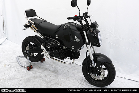 2021新型グロム(GROM 2BJ-JC92) WirusWin(ウイルズウィン)バックレスト付きタンデムバー
