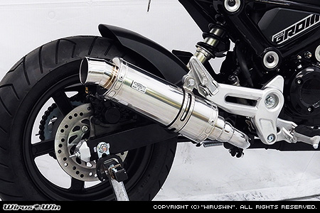 2021新型グロム(GROM 2BJ-JC92) WirusWin(ウイルズウィン)スリップオンマフラー