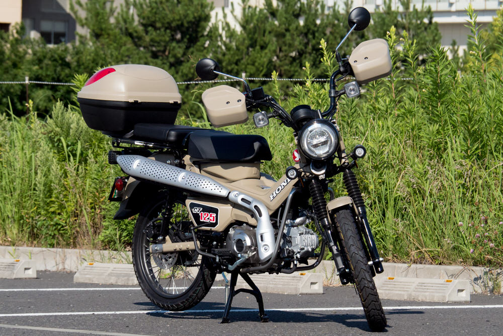 HONDA CT125 新型ハンターカブ(JA55) WORLD WALK（ワールドウォーク）大型ナックルガード