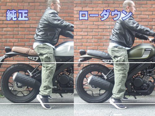YAMAHA ヤマハ XSR155 ステンレスローダウンプレート