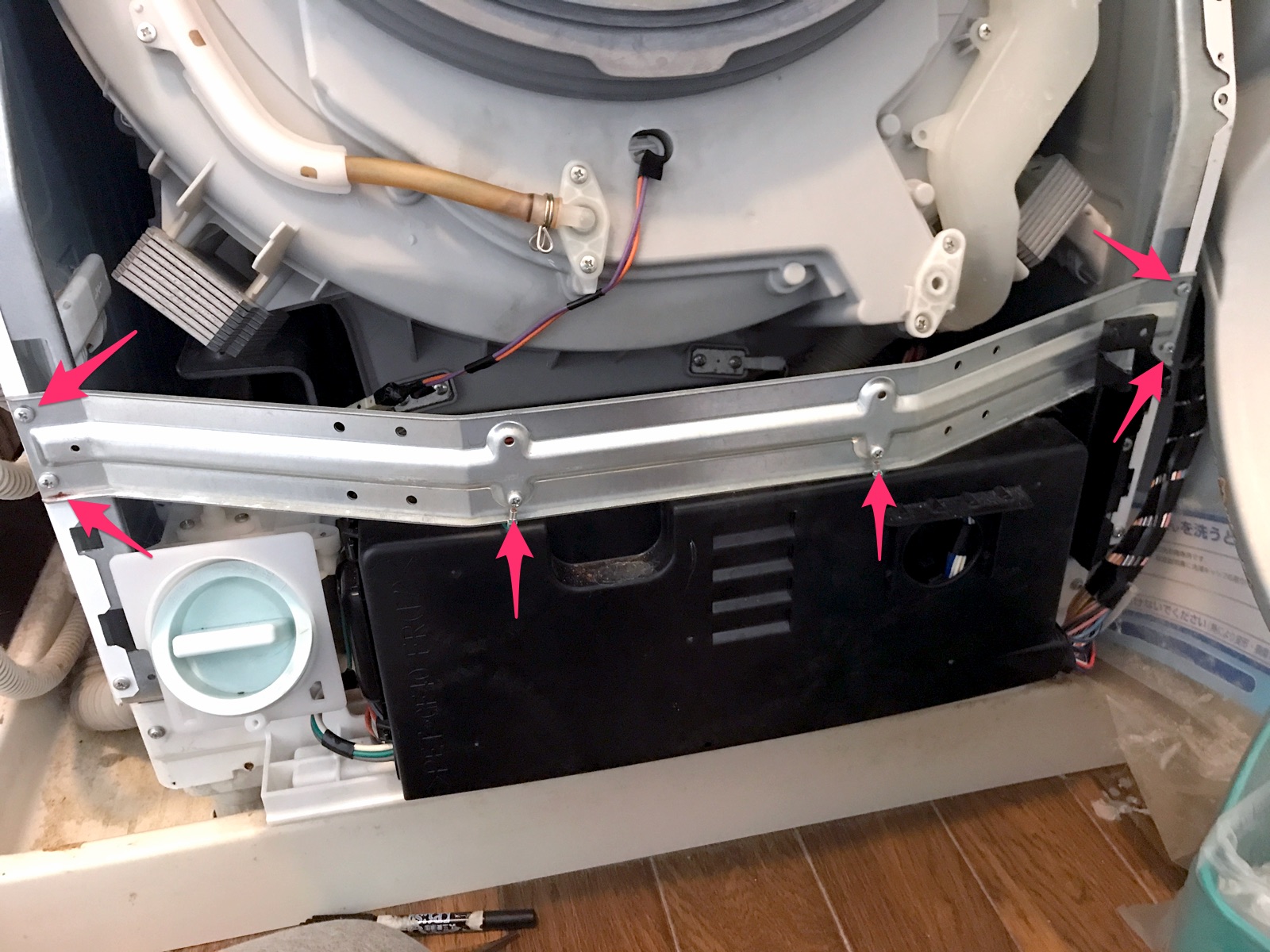 乾燥しない NA-VR1000 分解清掃
