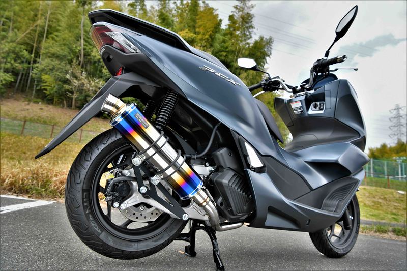 2022年PCX125(2BJ-JK05) BMS-R(ビームス)R-EVO マフラー 政府認証