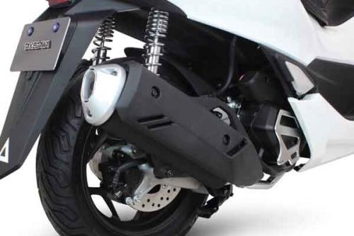 2022年PCX125(2BJ-JK05) SP武川(TAKEGAWA)ノーマルルックスポーツマフラー