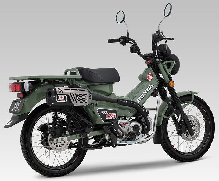 HONDA CT125 新型ハンターカブ YOSHIMURA（ヨシムラ）機械曲 Tactical（タクティカル）サイクロン 政府認証