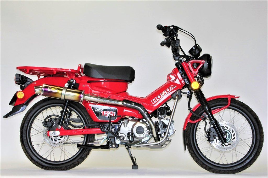 HONDA CT125 新型ハンターカブ(JA55) Realize（リアライズ）アップタイプエンプレスTi チタンマフラー