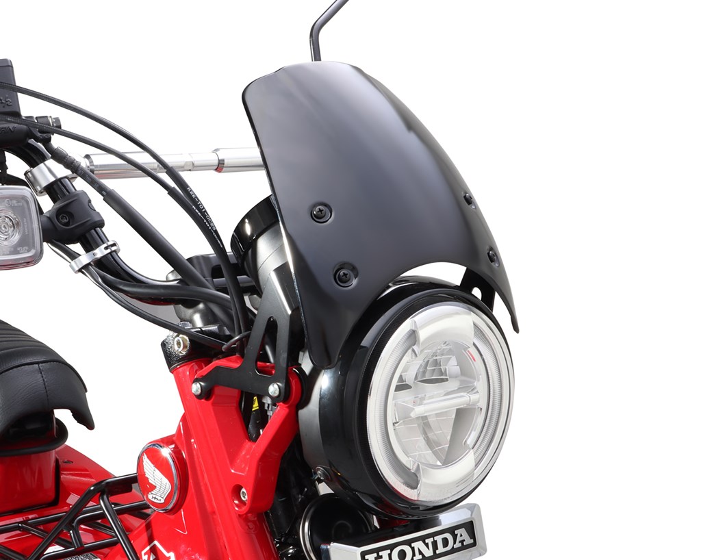 HONDA CT125 新型ハンターカブ(JA55) KITACO（キタコ）エアロバイザー ダークスモーク