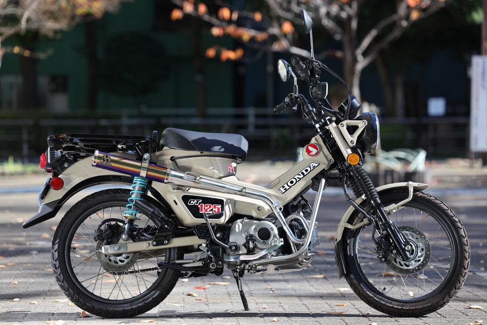HONDA CT125 新型ハンターカブ(JA55) SP忠男 PURE SPORT チタンブルー