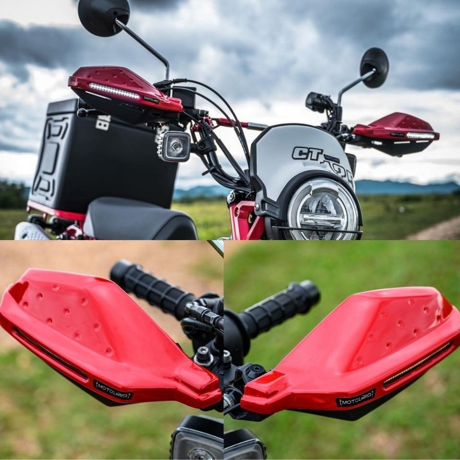HONDA CT125 新型ハンターカブ(JA55) メーカー不詳 ナックルガード モトロード3色