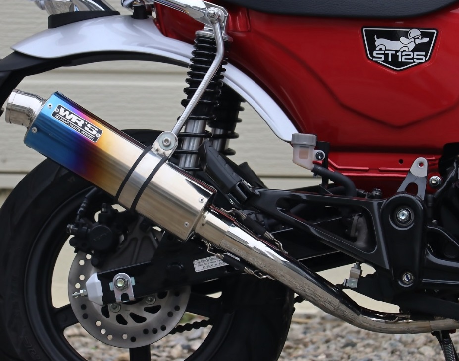HONDA Dax125(8BJ-JB04) WR'S(ダブルアールズ)ダウンタイプ ショートオーバルフルエキゾースト