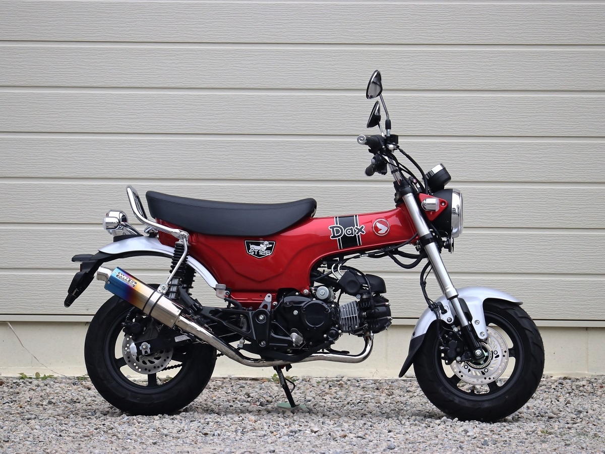 HONDA Dax125(8BJ-JB04) WR'S(ダブルアールズ)ダウンタイプ ショートオーバルフルエキゾースト