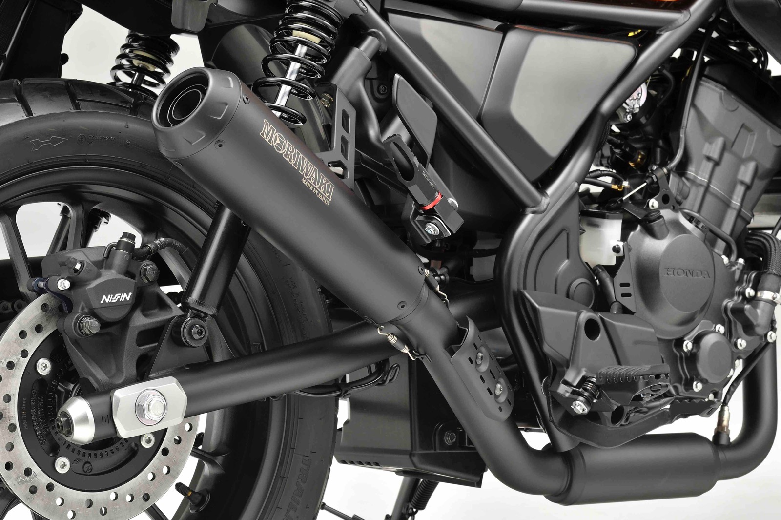 HONDA CL250(8BK-MC57) MORIWAKI（モリワキ）SHORT MEGAPHONEフルエキゾースト