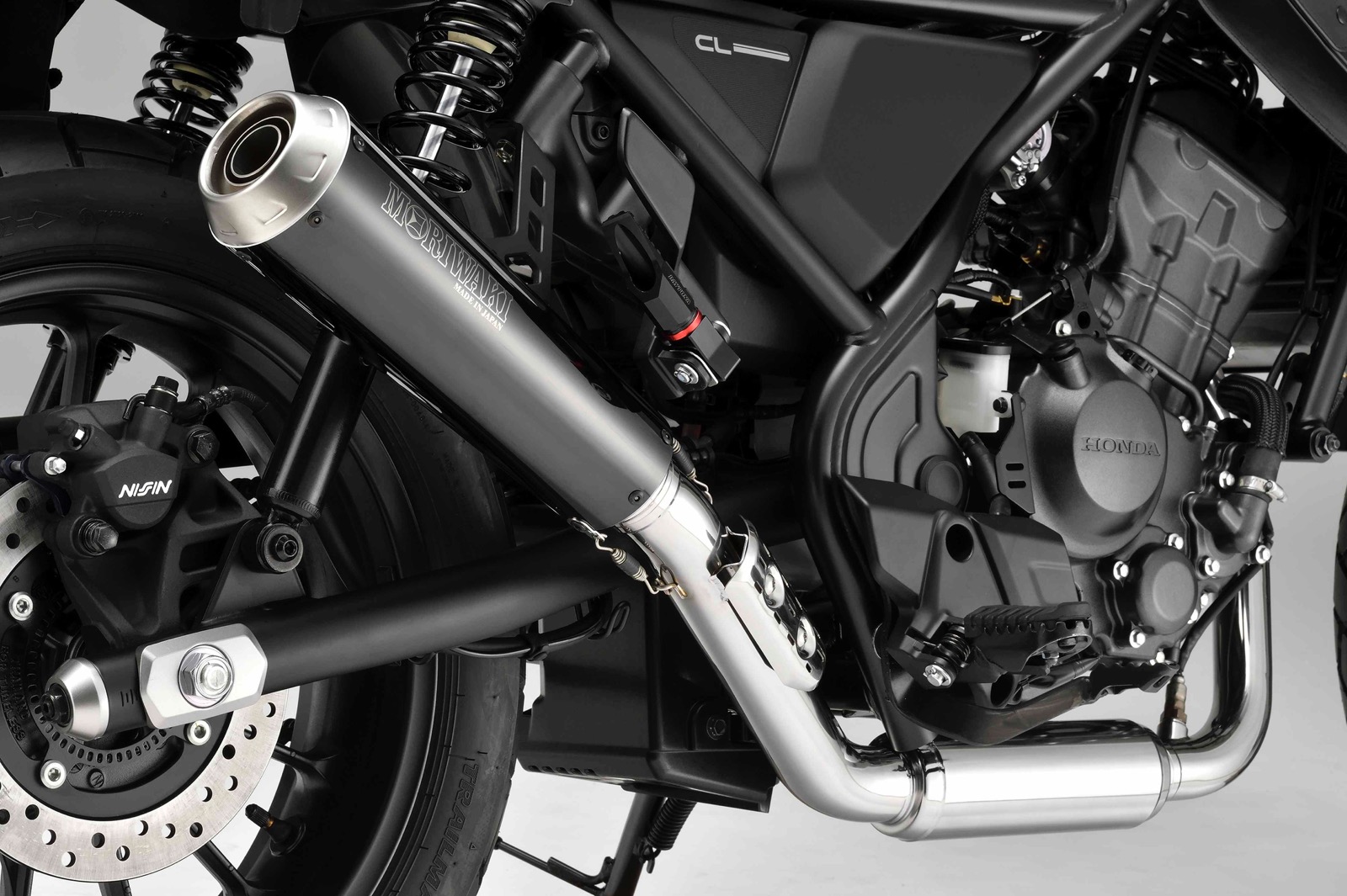 HONDA CL250(8BK-MC57) MORIWAKI（モリワキ）SHORT MEGAPHONEフルエキゾースト