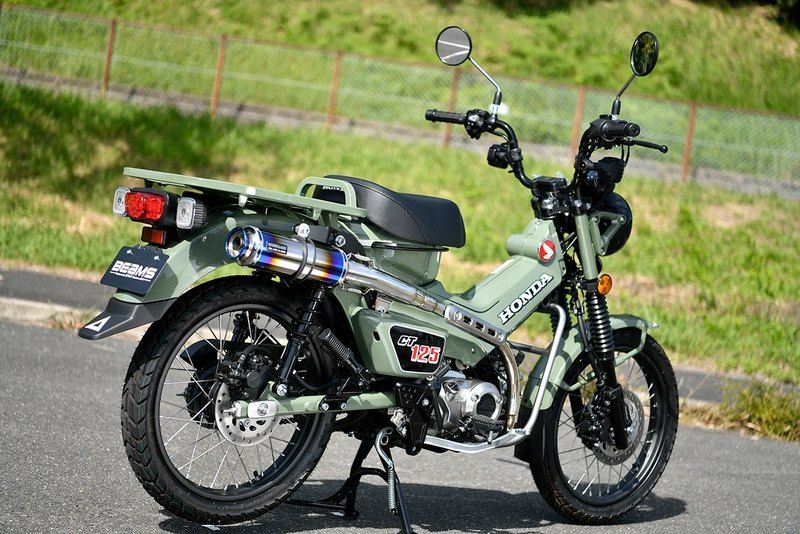 HONDA CT125 新型ハンターカブ BEAMS（ビームス）R-EVO TYPE C フルエキゾーストマフラー 政府認証