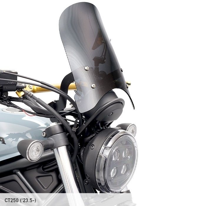 HONDA CL250(8BK-MC57) ENDURANCE（エンデュランス）フロントキャリア対応メーターバイザーロングセット＋取り付けキット