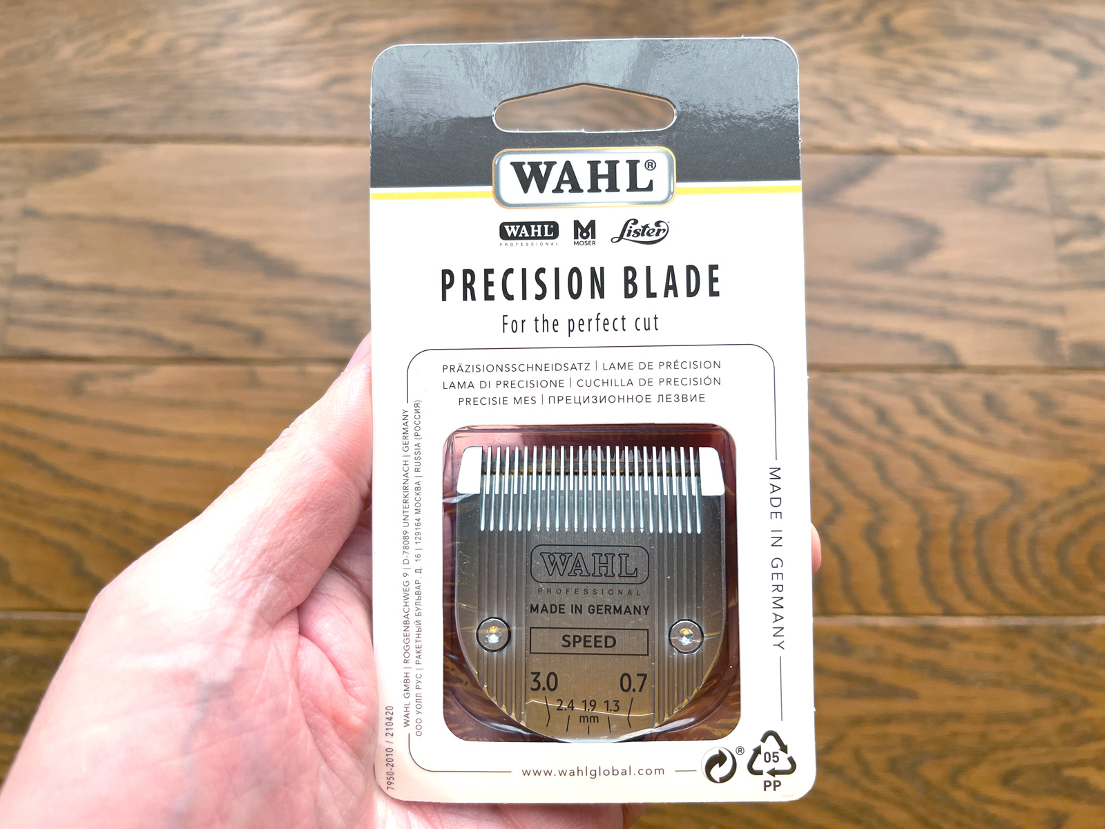 WAHLのバリカンに戻ってきました